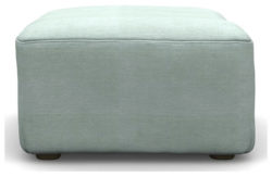 Heart of House Lincoln Fabric Footstool - Blue